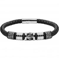 Браслет Zippo Five Charms Leather Bracelet с 5 шармами (22 см) купить в Тольятти