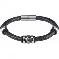 Браслет Zippo Three Charms Leather Bracelet 3 с шармами (20 см) купить в Тольятти