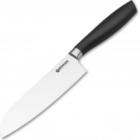 Кухонный нож шефа Bker Core Santoku, 163 мм, сталь X50CrMoV15, рукоять пластик купить в Тольятти