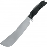 Мачете Fox Golok Hitam, сталь N-690, рукоять Forprene, чёрный купить в Тольятти