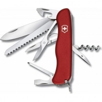 Мультитул Victorinox Outrider 0.8513, сталь X50CrMoV15, рукоять нейлон, красный купить в Тольятти