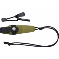 Нож Morakniv Eldris + огниво , цвет зеленый купить в Тольятти