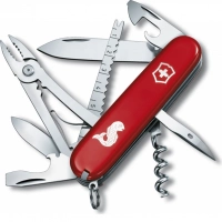 Нож перочинный Victorinox Angler, сталь X55CrMo14, рукоять Cellidor®, красный купить в Тольятти