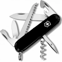 Нож перочинный Victorinox Camper 91 мм, 13 функций, черный купить в Тольятти