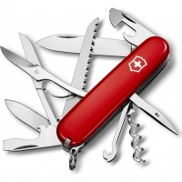 Нож перочинный Victorinox Huntsman, сталь X55CrMo14, рукоять Cellidor®, красный купить в Тольятти