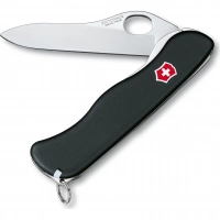 Нож перочинный Victorinox Sentinel One Hand, сталь X50CrMoV15, рукоять нейлон, черный купить в Тольятти