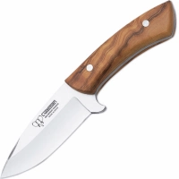 Нож с фиксированным клинком Cudeman Cuchillo Desollador, сталь 440 Stainless Steel, рукоять оливковое дерево купить в Тольятти