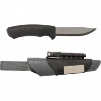 Нож с фиксированным лезвием Morakniv Bushcraft Survival, сталь Sandvik 12C27, рукоять пластик/резина купить в Тольятти