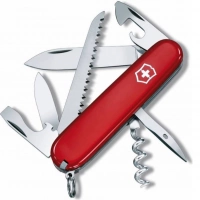 Нож швейцарский Victorinox Camper, сталь X55CrMo14, рукоять Cellidor®, красный купить в Тольятти