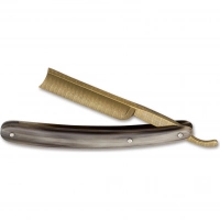 Опасная бритва Boker Gold Damast Horn 5/8, дамасская сталь, рукоять рог купить в Тольятти