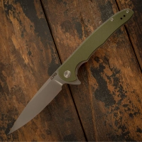 Складной нож CJRB Briar, сталь D2, Green G10 купить в Тольятти