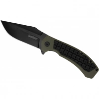 Складной нож Kershaw Faultline K8760, сталь 8Cr13MoV, рукоять пластик/резина купить в Тольятти