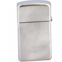 Зажигалка ZIPPO Slim® с покрытием Satin Chrome™, латунь/сталь, серебристая, матовая, 30х10×55 мм купить в Тольятти