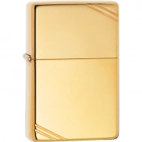 Зажигалка ZIPPO Vintage™ с покрытием High Polish Brass купить в Тольятти